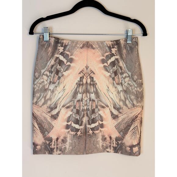 Johanne Beck Abstract Pencil Mini Skirt Size S - Picture 5 of 6